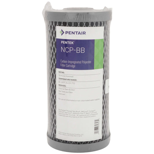Big Blue 10" NCP Carbon Filter Cartridge - Great for Sediment AND Chlorine, Taste and Odor