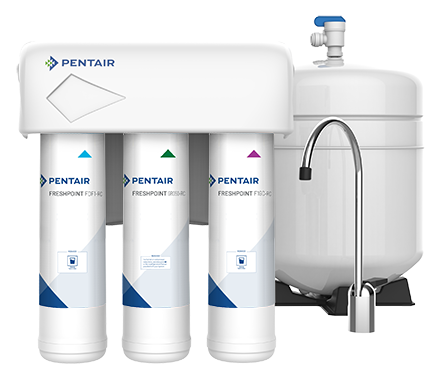 Pentair 3-Stage RO System - Includes install kit and has easy to change Filters and Membrane